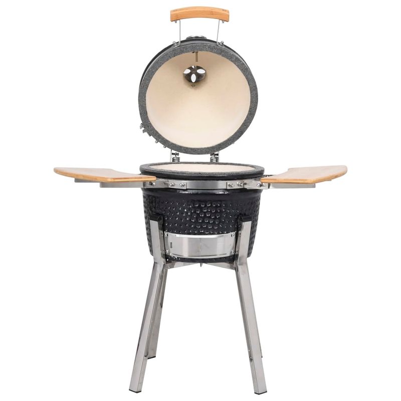 Casa si Gradina - Gradina si terasa - Gratare si accesorii - Gratare de gradina - Gratar Kamado cu afumatoare din ceramica 81 cm - Infinity.ro