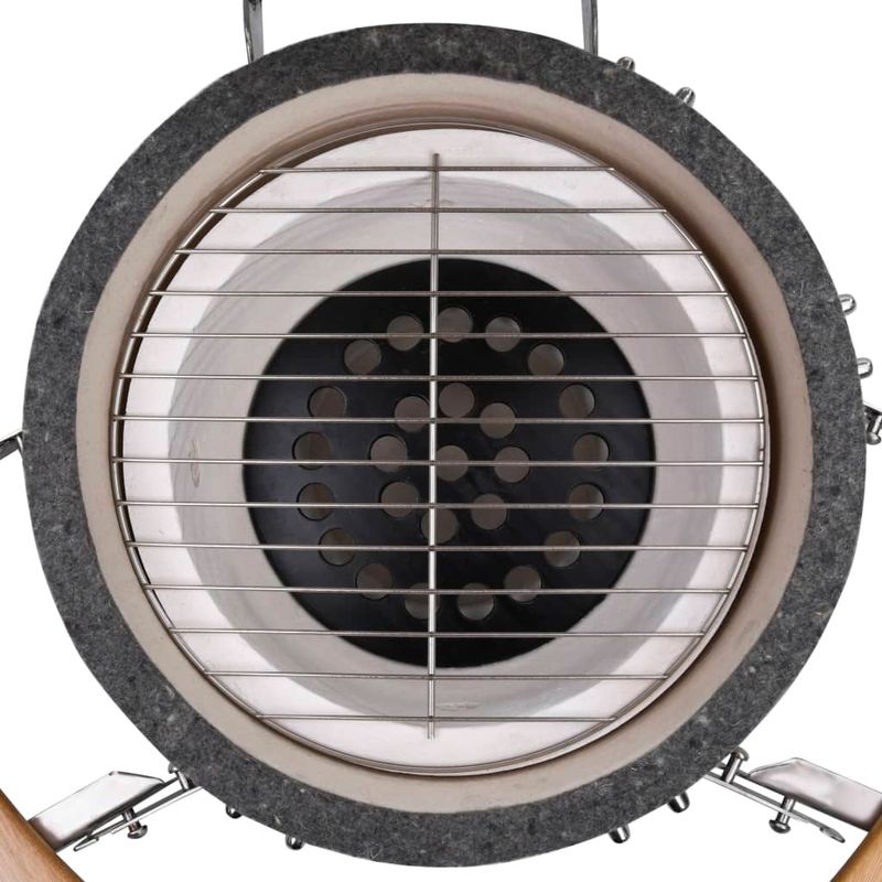 Casa si Gradina - Gradina si terasa - Gratare si accesorii - Gratare de gradina - Gratar Kamado cu afumatoare din ceramica 81 cm - Infinity.ro