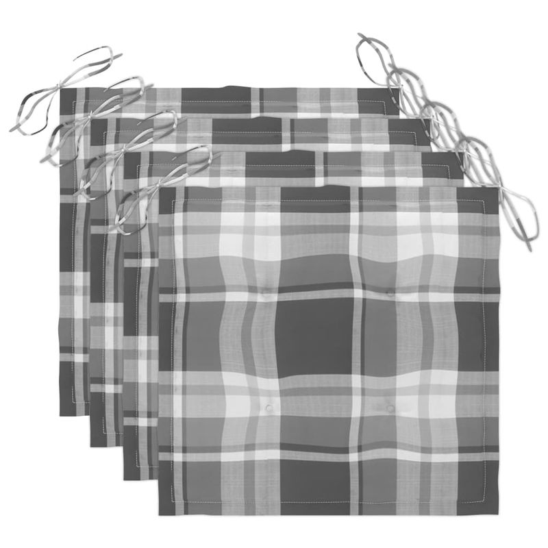 Casa si Gradina - Gradina si terasa - Mobilier exterior - Scaune si sezlonguri gradina - Scaune de gradina cu perne, 4 buc., lemn masiv de acacia - Infinity.ro