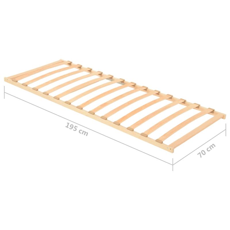Casa si Gradina - Mobilier - Paturi si accesorii - Paturi - Baza de pat cu sipci, 13 sipci, 70x200 cm - Infinity.ro