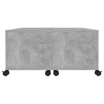Casa si Gradina - Mobilier - Mese si birouri - Masute de cafea - Masuta de cafea, gri beton , 75x75x38 cm , PAL - Infinity.ro