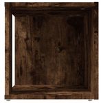 Casa si Gradina - Mobilier - Mese si birouri - Mese living - Masa laterala, stejar fumuriu, 33x33x34,5 cm, lemn prelucrat - Infinity.ro
