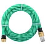 Casa si Gradina - Gradinarit si plante - Instalatii si accesorii pentru irigatii - Furtunuri de gradina si accesorii - Furtun de aspiratie cu racorduri din alama, verde 1,1" 3 m, PVC - Infinity.ro