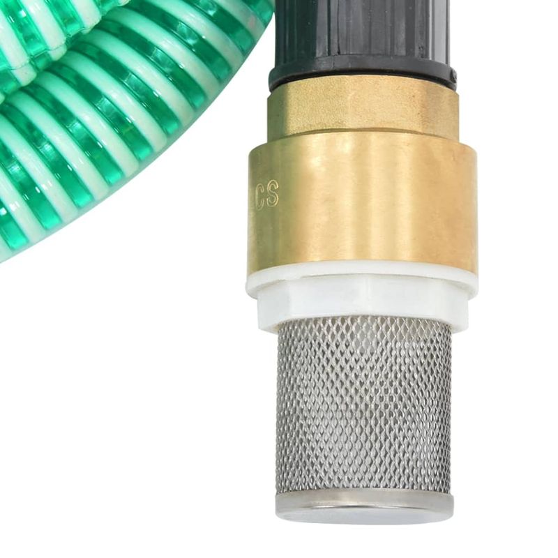 Casa si Gradina - Gradinarit si plante - Instalatii si accesorii pentru irigatii - Furtunuri de gradina si accesorii - Furtun de aspiratie cu racorduri din alama, verde 1,1" 3 m, PVC - Infinity.ro
