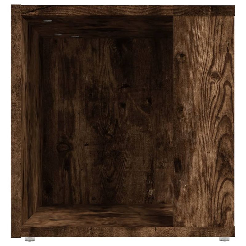 Casa si Gradina - Mobilier - Mese si birouri - Mese living - Masa laterala, stejar fumuriu, 33x33x34,5 cm, lemn prelucrat - Infinity.ro