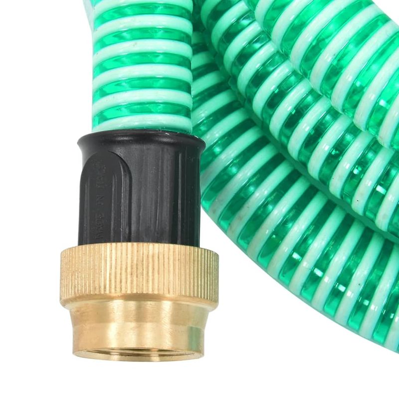 Casa si Gradina - Gradinarit si plante - Instalatii si accesorii pentru irigatii - Furtunuri de gradina si accesorii - Furtun de aspiratie cu racorduri din alama, verde 1,1" 3 m, PVC - Infinity.ro