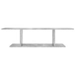 Casa si Gradina - Mobilier - Comode si corpuri - Comode - Dulap TV montaj pe perete, gri beton, 103x30x26,5 cm - Infinity.ro
