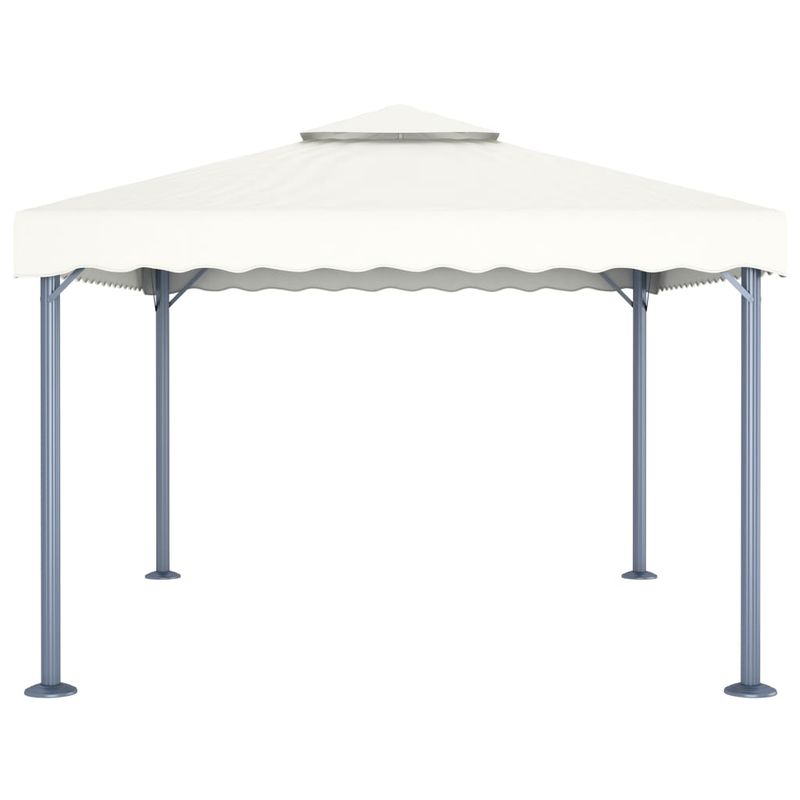 Casa si Gradina - Gradina si terasa - Umbrele si pavilioane - Pavilioane - Pavilion cu siruri lumini LED, crem, 400x300 cm, aluminiu - Infinity.ro