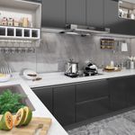 Casa si Gradina - Constructii - Ferestre si accesorii - Accesorii ferestre - Folie de mobilier autoadeziva, negru, 500 x 90 cm, PVC - Infinity.ro