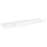 Casa si Gradina - Mobilier - Biblioteci si rafturi - Rafturi - Rafturi de perete, 2 buc., alb extralucios, 40x9x3 cm - Infinity.ro