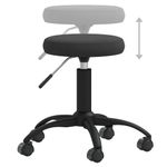 Casa si Gradina - Mobilier - Scaune si fotolii - Scaune - Scaune de bucatarie, negru, catifea - Infinity.ro