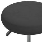 Casa si Gradina - Mobilier - Scaune si fotolii - Scaune - Scaune de bucatarie, negru, catifea - Infinity.ro