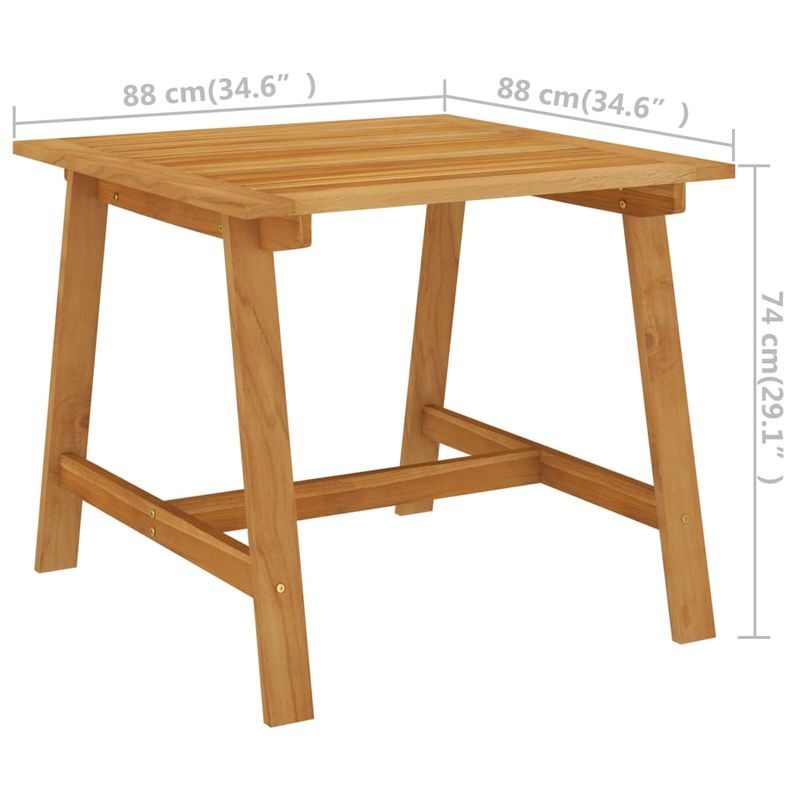 Casa si Gradina - Gradina si terasa - Mobilier exterior - Seturi mobila gradina - Set mobilier gradina, 3 piese, lemn masiv de acacia - Infinity.ro