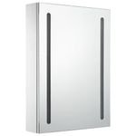 Casa si Gradina - Mobilier - Comode si corpuri - Masute de toaleta - Dulap de baie cu oglinda si LED-uri, 50 x 13 x 70 cm - Infinity.ro