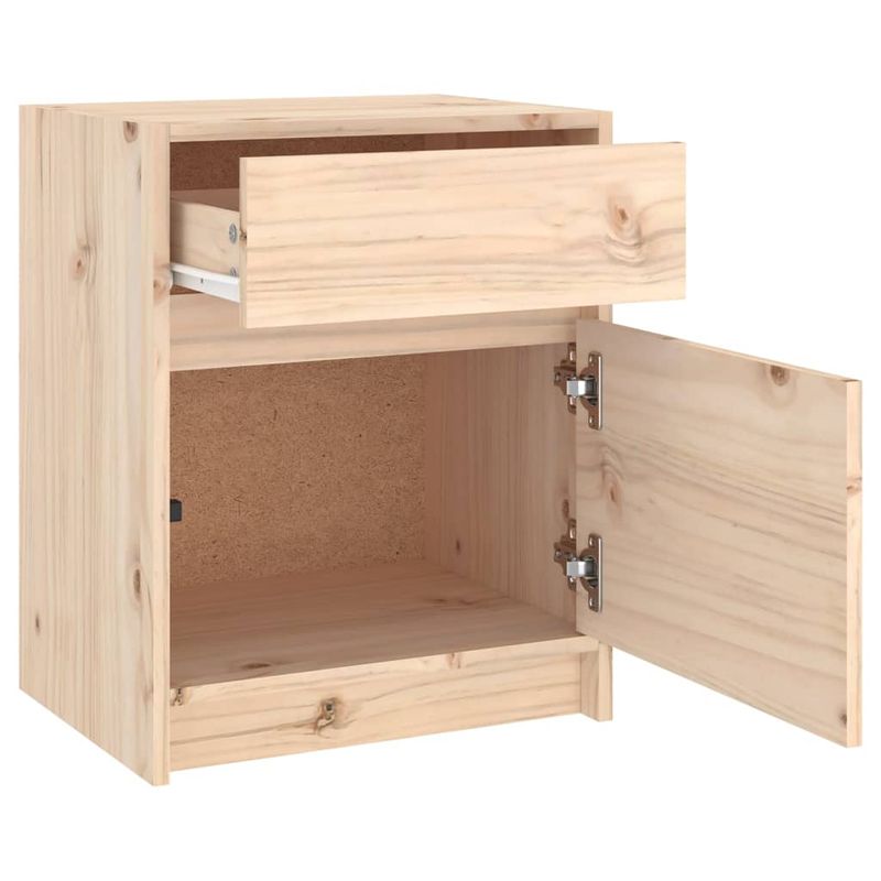 Casa si Gradina - Mobilier - Comode si corpuri - Noptiere - Noptiera, 40x31x50 cm, lemn masiv de pin - Infinity.ro