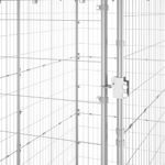 Petshop - Accesorii petshop - Culcusuri si custi - Custi interior si exterior - Padoc pentru caini de exterior cu acoperis 110x220x180 cm otel zincat, cu acoperiș da - Infinity.ro