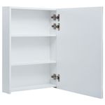 Casa si Gradina - Mobilier - Comode si corpuri - Masute de toaleta - Dulap de baie cu oglinda si LED-uri, 50 x 13 x 70 cm - Infinity.ro