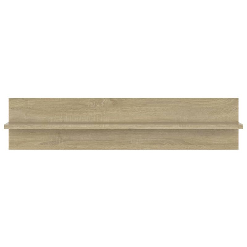 Casa si Gradina - Mobilier - Biblioteci si rafturi - Rafturi - Rafturi de perete, 2 buc., stejar sonoma, 80x11,5x18 cm, PAL - Infinity.ro