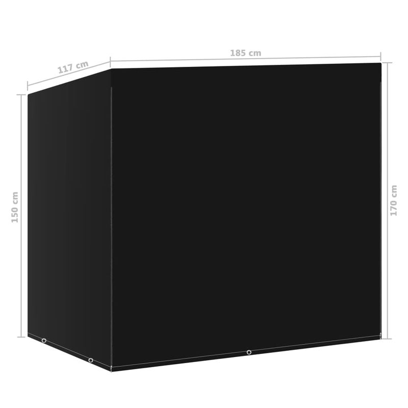 Casa si Gradina - Textile si covoare - Huse pentru mobilier - Husa de balansoar, 6 ocheti, 185 x 117 x 170 cm - Infinity.ro
