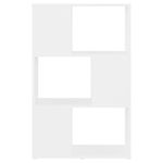 Casa si Gradina - Mobilier - Biblioteci si rafturi - Biblioteci - Biblioteca/Separator camera, alb, 60x24x94 cm, PAL - Infinity.ro