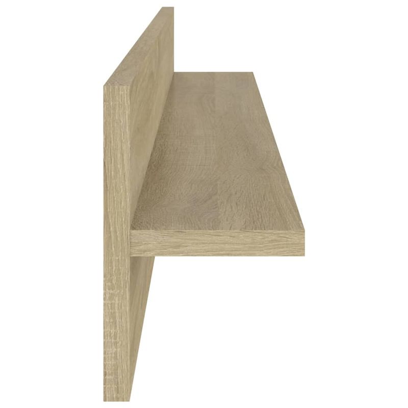 Casa si Gradina - Mobilier - Biblioteci si rafturi - Rafturi - Rafturi de perete, 2 buc., stejar sonoma, 80x11,5x18 cm, PAL - Infinity.ro