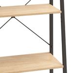 Casa si Gradina - Mobilier - Biblioteci si rafturi - Biblioteci - Raft cu , maro deschis/negru, 56x35x174 cm - Infinity.ro