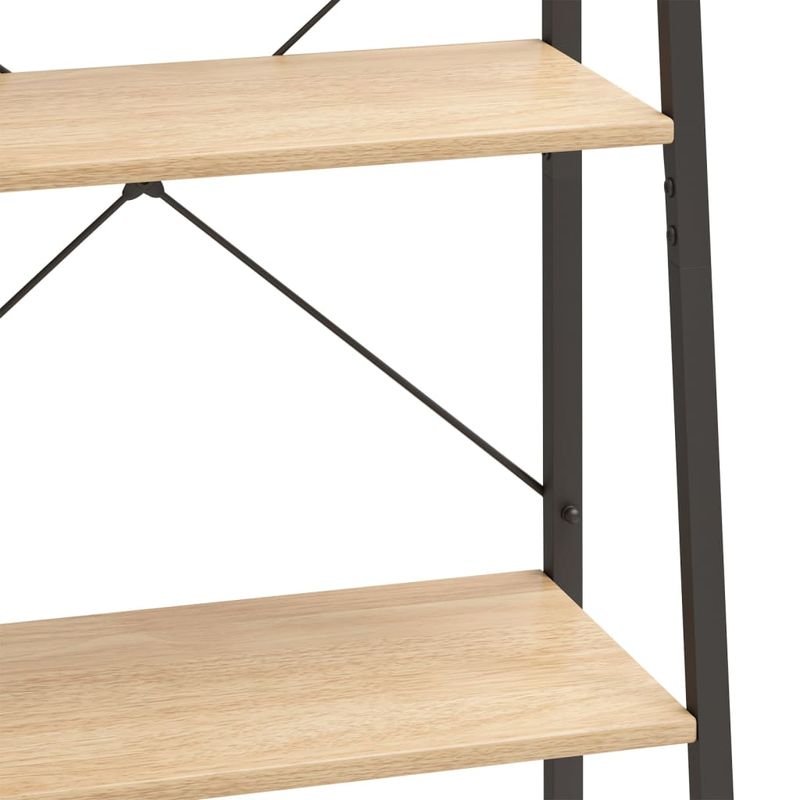 Casa si Gradina - Mobilier - Biblioteci si rafturi - Biblioteci - Raft cu , maro deschis/negru, 56x35x174 cm - Infinity.ro