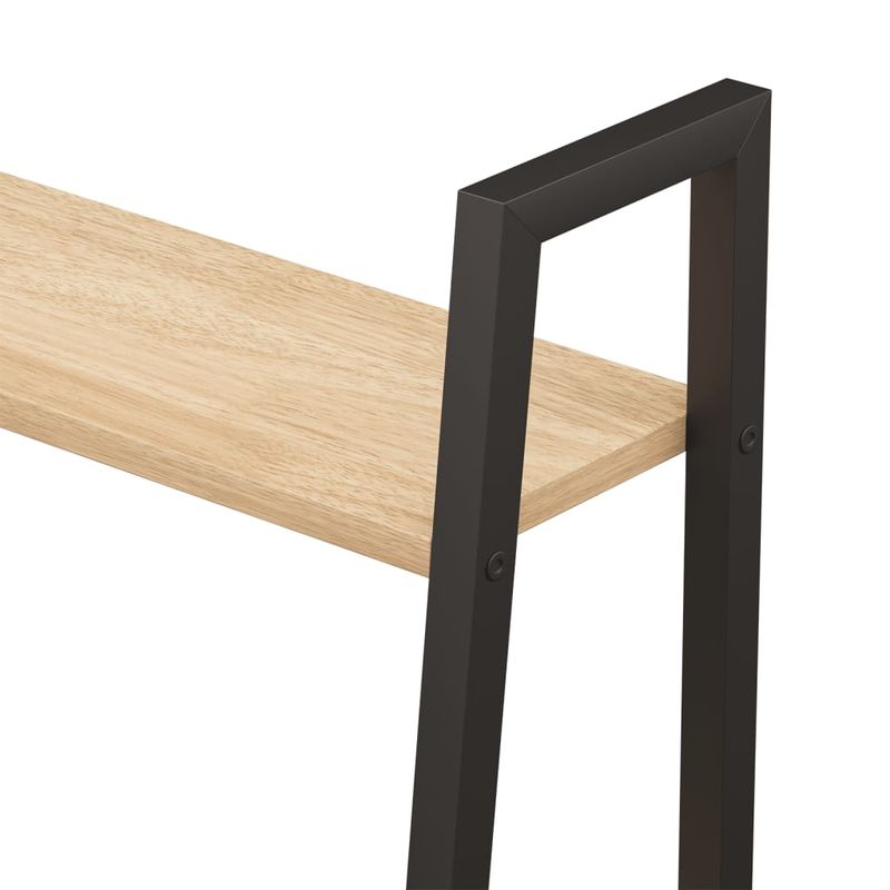 Casa si Gradina - Mobilier - Biblioteci si rafturi - Biblioteci - Raft cu , maro deschis/negru, 56x35x174 cm - Infinity.ro