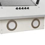 Electronice si Electrocasnice - Aragazuri, cuptoare si hote - Hote - Hote traditionale - Hota perete alb 60 cm otel inoxidabil si sticla securizata - Infinity.ro