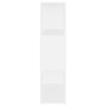 Casa si Gradina - Mobilier - Biblioteci si rafturi - Biblioteci - Biblioteca/Separator camera, alb, 60x24x94 cm, PAL - Infinity.ro