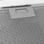 Electronice si Electrocasnice - Aragazuri, cuptoare si hote - Hote - Hote traditionale - Hota perete alb 60 cm otel inoxidabil si sticla securizata - Infinity.ro