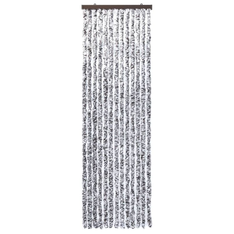 Casa si Gradina - Textile si covoare - Perdele si draperii - Perdele - Perdea pentru insecte, maro si bej, 56x185 cm, Chenille - Infinity.ro