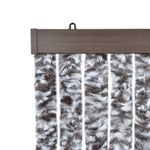 Casa si Gradina - Textile si covoare - Perdele si draperii - Perdele - Perdea pentru insecte, maro si bej, 56x185 cm, Chenille - Infinity.ro