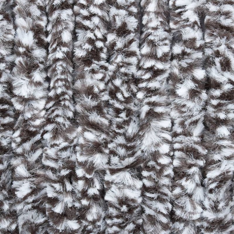 Casa si Gradina - Textile si covoare - Perdele si draperii - Perdele - Perdea pentru insecte, maro si bej, 56x185 cm, Chenille - Infinity.ro
