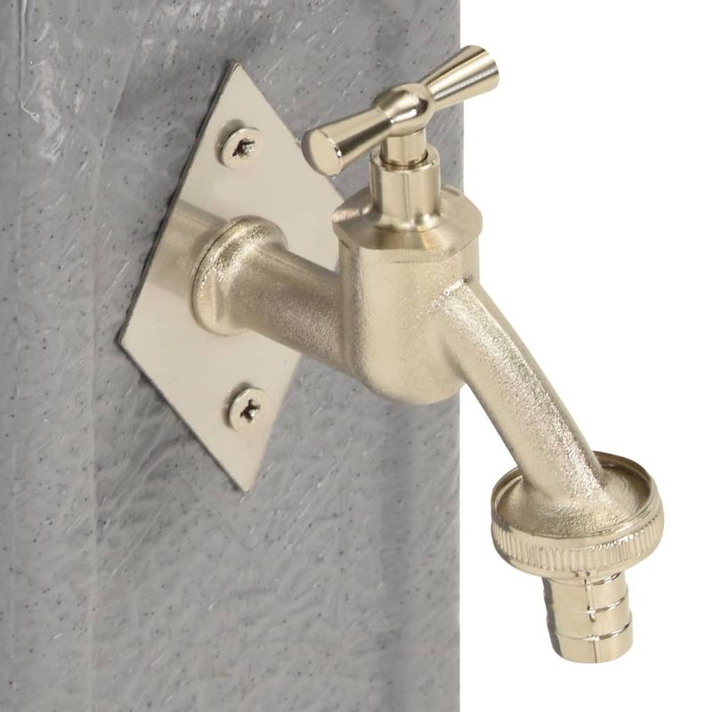 Casa si Gradina - Gradinarit si plante - Instalatii si accesorii pentru irigatii - Furtunuri de gradina si accesorii - Rezervor de gradina cu robinet, aspect piatra gri deschis - Infinity.ro