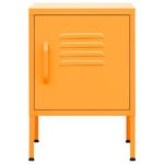Casa si Gradina - Mobilier - Comode si corpuri - Noptiere - Noptiera, galben mustar, 35x35x51 cm otel - Infinity.ro