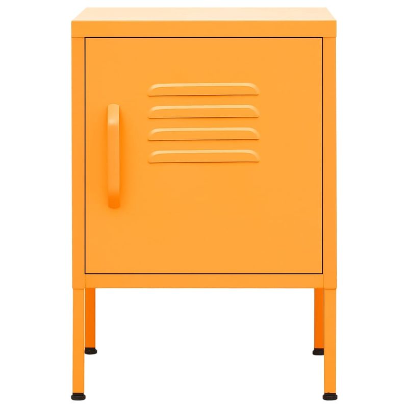 Casa si Gradina - Mobilier - Comode si corpuri - Noptiere - Noptiera, galben mustar, 35x35x51 cm otel - Infinity.ro