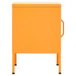 Casa si Gradina - Mobilier - Comode si corpuri - Noptiere - Noptiera, galben mustar, 35x35x51 cm otel - Infinity.ro