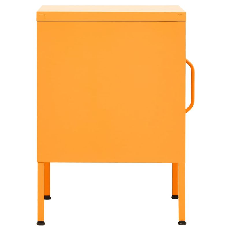 Casa si Gradina - Mobilier - Comode si corpuri - Noptiere - Noptiera, galben mustar, 35x35x51 cm otel - Infinity.ro