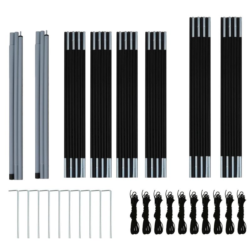 Sport si Outdoor - Camping - Corturi camping - Cort camping textil, 9 persoane, albastru inchis si albastru - Infinity.ro