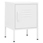 Casa si Gradina - Mobilier - Comode si corpuri - Noptiere - Noptiera, alb, 35x35x51 cm, otel - Infinity.ro