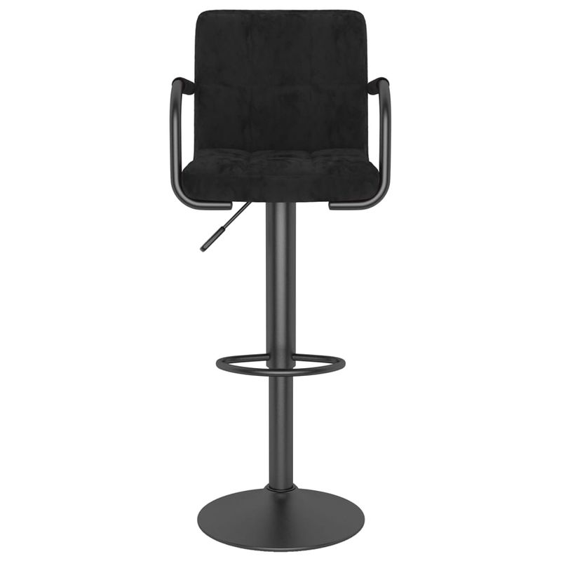 Casa si Gradina - Mobilier - Scaune si fotolii - Scaune - Scaun de bar, negru, catifea - Infinity.ro
