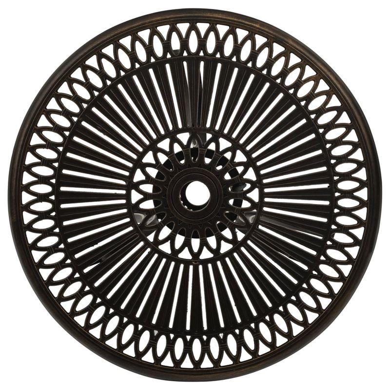 Casa si Gradina - Gradina si terasa - Mobilier exterior - Seturi mobila gradina - Set mobilier bistro, 3 piese, bronz, aluminiu turnat - Infinity.ro