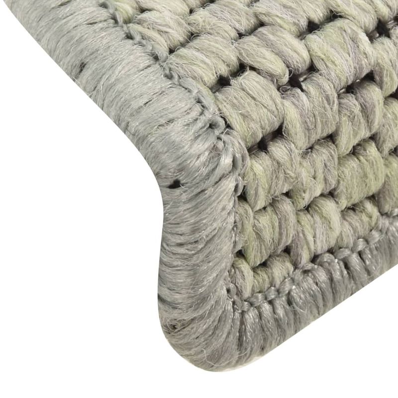 Casa si Gradina - Textile si covoare - Covoare - Covoare casa - Covorase scari autoadezive 15 buc. gri 56x17x3 cm aspect sisal - Infinity.ro