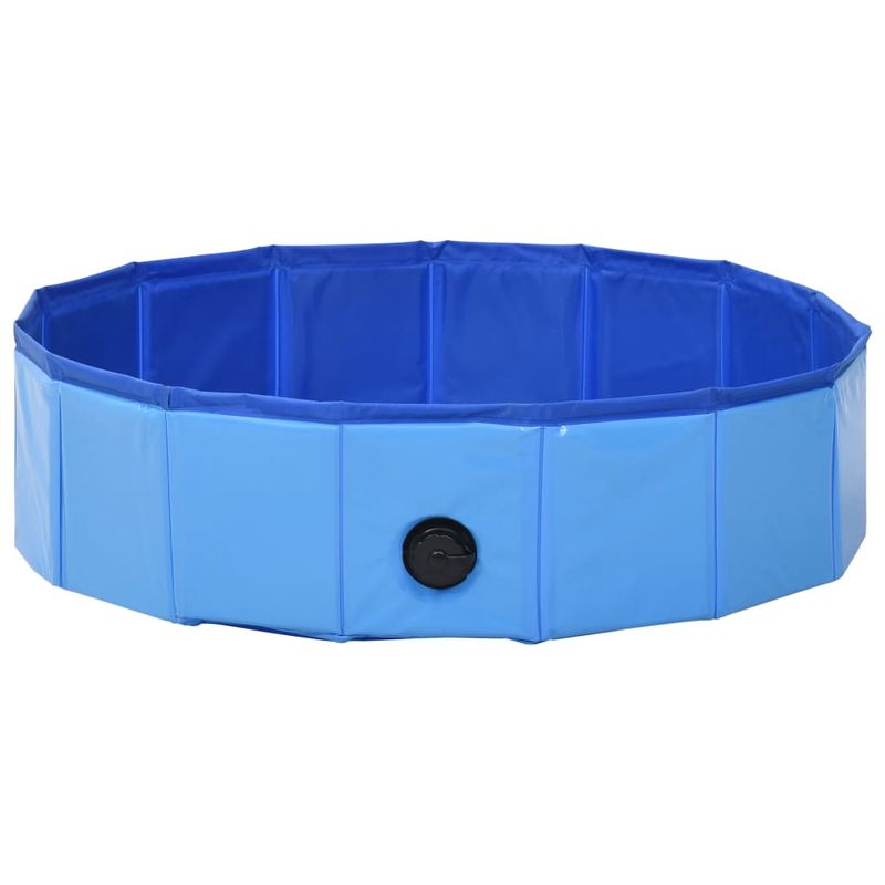 Petshop - Accesorii petshop - Jucarii animale - Ansambluri de joaca - Piscina pentru caini pliabila, albastru, 80 x 20 cm, PVC - Infinity.ro