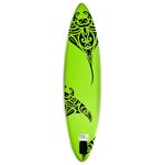 Sport si Outdoor - Sporturi acvatice - Sporturi pe placa - Stand up paddle - Set de placa SUP gonflabila, verde, 305x76x15 cm - Infinity.ro