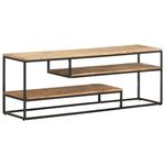 Casa si Gradina - Mobilier - Comode si corpuri - Comode - Comoda TV, 130 x 30 x 45 cm, lemn de mango nefinisat - Infinity.ro