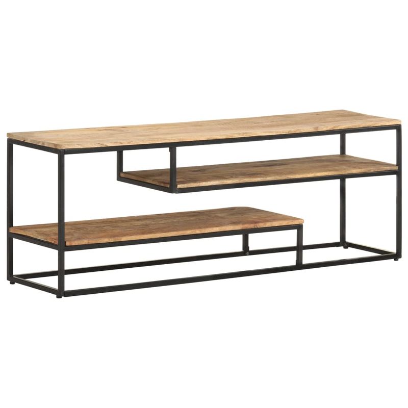 Casa si Gradina - Mobilier - Comode si corpuri - Comode - Comoda TV, 130 x 30 x 45 cm, lemn de mango nefinisat - Infinity.ro