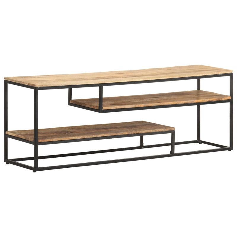 Casa si Gradina - Mobilier - Comode si corpuri - Comode - Comoda TV, 130 x 30 x 45 cm, lemn de mango nefinisat - Infinity.ro