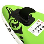 Sport si Outdoor - Sporturi acvatice - Sporturi pe placa - Stand up paddle - Set de placa SUP gonflabila, verde, 305x76x15 cm - Infinity.ro